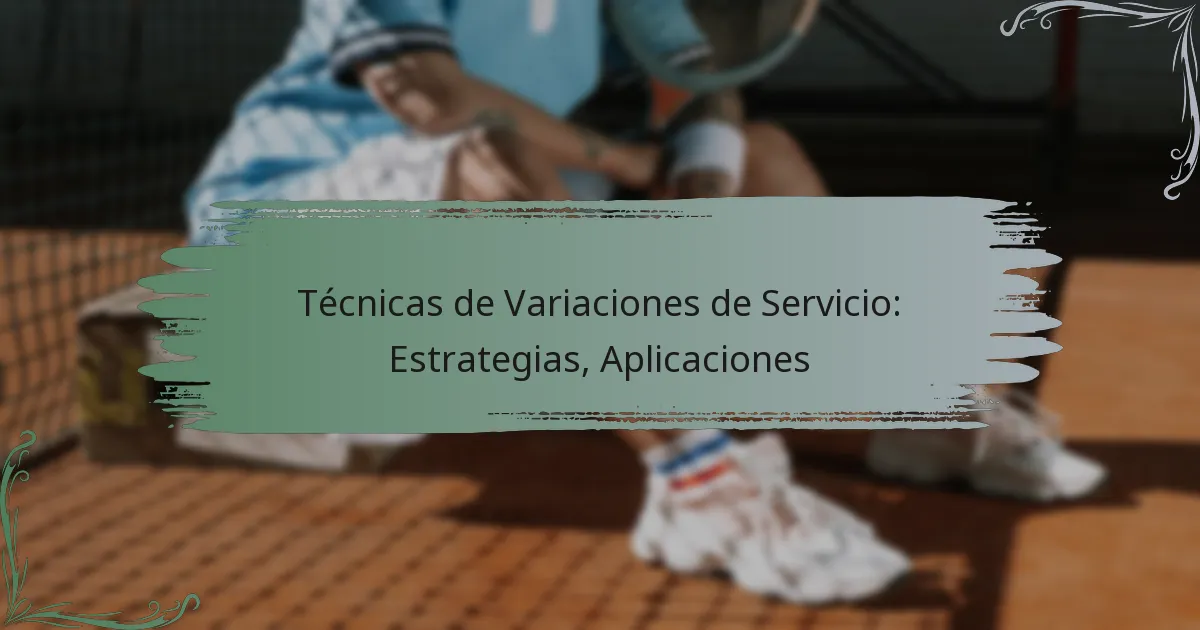 Técnicas de Variaciones de Servicio: Estrategias, Aplicaciones
